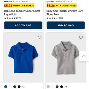 The Children's Place Royal Blue Short-Sleeve Polo